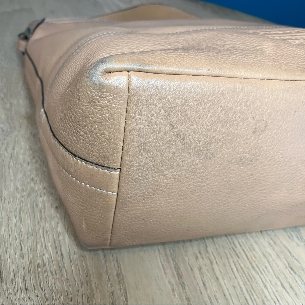 Vintage Coach Slouchy Pebbled Leather Hobo Y2K Shoulder Bag Tan - Picture 14 of 14